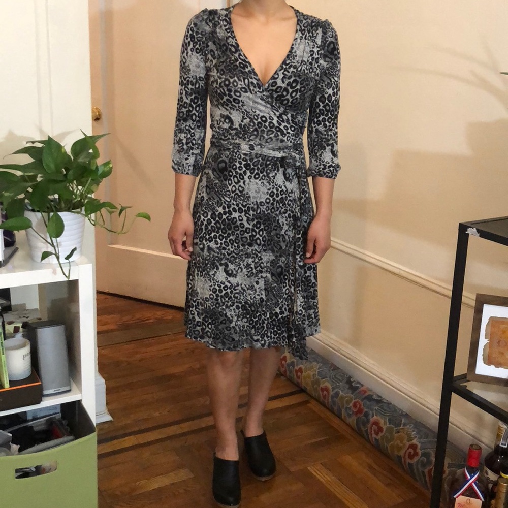 Animal print dress